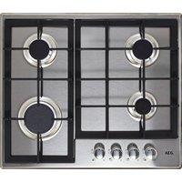 AEG HGB64200SM 60cm Gas Hob - Stainless Steel, Stainless Steel