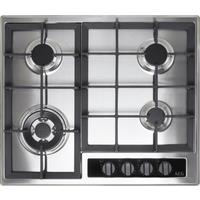 AEG HGB64420YM 60cm Gas Hob - Stainless Steel, Stainless Steel