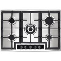 AEG HGB75420YM 74cm Gas Hob - Stainless Steel, Stainless Steel