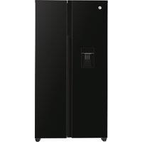 Hoover H-FRIDGE 500 MAXI HHSBSO-6174BWDK Non-Plumbed Total No Frost American Fridge Freezer - Black - E Rated, Black
