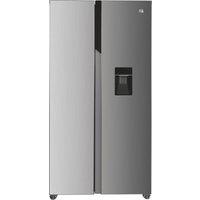 Hoover H-FRIDGE 500 MAXI HHSBSO-6174XWDK Non-Plumbed Total No Frost American Fridge Freezer - Stainless Steel - E Rated, Stainless Steel