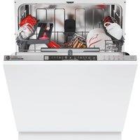 Hoover H-DISH 300 HI4E7L0S-80 Fully Integrated Standard Dishwasher - Silver Control Panel with Fixed Door Fixing Kit - E Rated, Silver