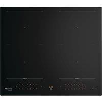 Hisense Hi8 HI6443BSCWF 60cm Induction Hob - Black, Black
