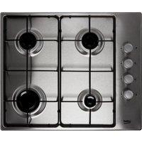 Beko HIBG64120SX 61cm Gas Hob - Stainless Steel, Stainless Steel