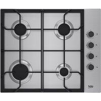 Beko HIBG64125SX 61cm Gas Hob - Stainless Steel, Stainless Steel