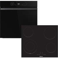 Hisense Hi2 HIPK2ABP60CE Built In Electric Single Oven and Ceramic Hob Pack - Black - A Rated, Black