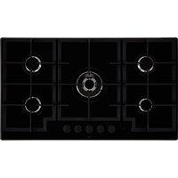 AEG 8000 Flamelight HKB95450NB 88cm Gas Hob - Black, Black