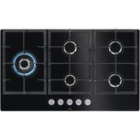 AEG HKB95820NB 86cm Gas Hob - Black, Black