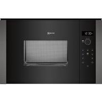 NEFF N50 HLAWD23G0B 20 Litre 38cm High, Built In Small Standard Microwave Oven - Graphite Grey, Grey