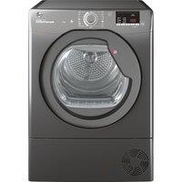 Hoover H-DRY 300 HLE C9DRGR-80 Wifi Connected 9Kg Condenser Tumble Dryer - Graphite - B Rated, Silver