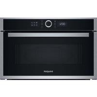 Hotpoint HMD44MXUK 31 Litre 38cm High, Built In Small Microwave with Grill - Stainless Steel, Stainless Steel