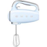 Smeg 50's Retro HMF01PBUK Hand Mixer with 3 Accessories - Pastel Blue, Blue