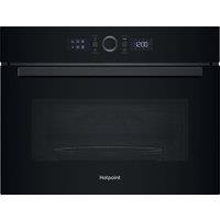 Hotpoint HMW47DHMBUK 40 Litre 46cm High, Built In Microwave With Grill - Black, Black