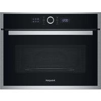 Hotpoint HMW47HMXUK 40 Litre 46cm High, Built In Microwave With Grill - Stainless Steel, Stainless Steel