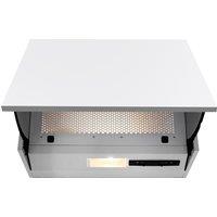 Beko HNE51210S 60cm Integrated Cooker Hood - Silver, Silver