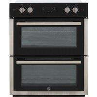 Hoover H-OVEN 300 HO7DC3UB308BI Built Under Electric Double Oven - Black / Stainless Steel - A/A Rated, Black