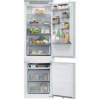 Hoover H-FRIDGE 400 HONBQT3518EK-UK Wifi Connected 177cm High 70/30 Integrated No Frost Fridge Freezer with Sliding Door Fixing Kit - White - E Rated, White