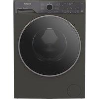 Hotpoint Fabic Care Pro HP 105GA CARE UK 10kg Washing Machine with 1400 rpm - Graphite - A Rated, Silver