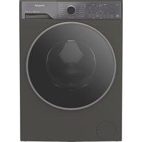 Hotpoint HP 124GA CARE UK 12kg Washing Machine with 1400 rpm - Dark Grey - A Rated, Grey