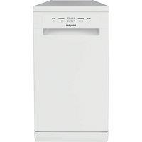 Hotpoint HP2FD10CS90WUK Slimline Dishwasher - White - D Rated, White