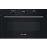Hotpoint HPD 254CR BUK 31 Litre 38cm High, Built In Small Microwave With Grill - Black, Black