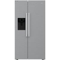 Hotpoint HPG2 6573W XP4UK Plumbed Total No Frost American Fridge Freezer - Silver - E Rated, Silver
