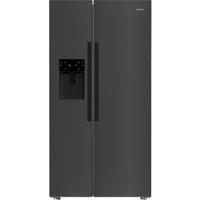 Hotpoint HPG26574WXBR5UK Plumbed Total No Frost American Fridge Freezer - Anthracite - D Rated, Grey