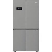 Hotpoint HPGF 6544 X4UK Non-Plumbed Total No Frost American Fridge Freezer - Inox - E Rated, Stainless Steel
