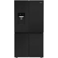 Hotpoint HPGF 6564 XK4UK Plumbed Total No Frost American Fridge Freezer - Dark Inox - E Rated, Stainless Steel