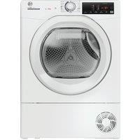 Hoover H-DRY 350 HRE H9A3TE-80/N Wifi Connected 9Kg Heat Pump Tumble Dryer - White - A+++ Rated, White