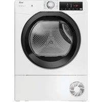 Hoover H-DRY 350 HRE H9N2TBE-80 Wifi Connected 9Kg Heat Pump Tumble Dryer - White - A++ Rated, White