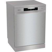 Hisense HS642D90XUK Full Size Dishwasher - Stainless Steel - D Rated, Stainless Steel