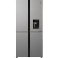 Hoover H-FRIDGE 700 MAXI HSC918EWXK Non-Plumbed Total No Frost American Fridge Freezer - Silver - E Rated, Silver