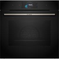 Bosch Series 8 HSG7584B1 Built In Electric Single Oven - Black - A+ Rated, Black