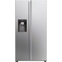 Haier HSW59F18DIMM Plumbed Frost Free American Fridge Freezer - Stainless Steel - D Rated, Stainless Steel