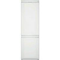 Hotpoint HTC18 T112 UK 177cm 70/30 Integrated No Frost Fridge Freezer with Sliding Door Fixing Kit - White - E Rated, White