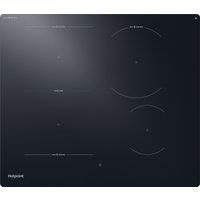 Hotpoint HTX6014DCF 60cm Induction Hob - Black, Black
