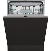 Hisense HV16AUK Integrated Full Size Dishwasher - Silver Control Panel with Fixed Door Fixing Kit - A Rated, Silver
