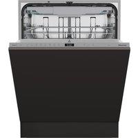 Hisense HV663A60UK Integrated Full Size Dishwasher - Black Control Panel with Fixed Door Fixing Kit - A Rated, Black