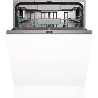 Hisense HV673A61UK Wifi Connected Fully Integrated Full Size Dishwasher - Silver Control Panel with Fixed Door Fixing Kit - A Rated, Silver