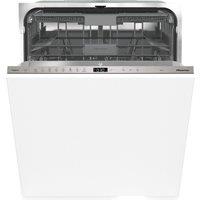 Hisense HV673B60UK Wifi Connected Fully Integrated Standard Dishwasher - Stainless Steel Control Panel with Fixed Door Fixing Kit - B Rated, Stainless Steel