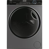 Haier i-Pro Series 5 HW100-B14959S8U1U 10kg WiFi Connected Washing Machine with 1400 rpm - Graphite - A Rated, Silver