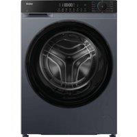 Haier X5 HW100BP14357GUUK 10kg WiFi Connected Washing Machine with 1400 rpm - Graphite - A Rated, Silver