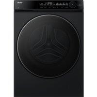 Haier X Series 7 HW90B14367BTU1UK 9kg WiFi Connected Washing Machine with 1400 rpm - Black Steel - A Rated, Black