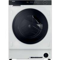 Haier Series 8 HWB100B14858U1UK Integrated 10kg WiFi Connected Washing Machine with 1400 rpm - White - A Rated, White