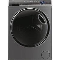 Haier HWD10BD14979SNUK Wifi Connected 10Kg/6Kg Washer Dryer with 1400 rpm - Graphite - D Rated [Wash&Dry], A Rated [Wash Only], Silver