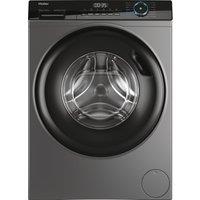 Haier i-Pro Series 3 HWD90-B14939S 9Kg/6Kg Washer Dryer with 1400 rpm - Graphite - D Rated [Wash&Dry], A Rated [Wash Only], Silver