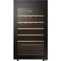 Haier Wine Bank 50 Series 3 HWS34GGH1K Wine Cooler - Black - G Rated, Black