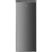 Haden HZ218IX 143cm Small Upright Freezer - Silver - E Rated, Silver