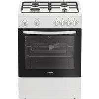 Indesit I6GGMMW/UK 60cm Gas Cooker - White, White